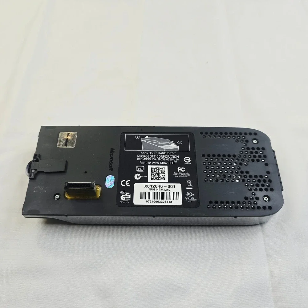 Genuine OEM Xbox 360 120GB HDD X812646-001 Microsoft External Hard Drive